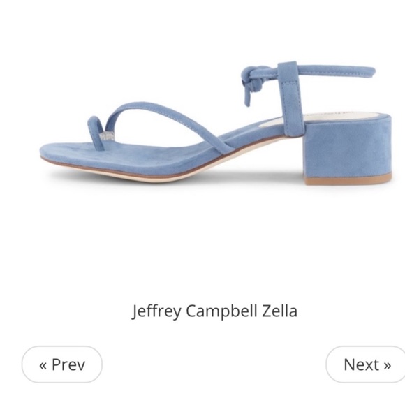 7.5 Jeffrey Campbell Zella Sandal in dusty blue NWOT - Picture 5 of 5